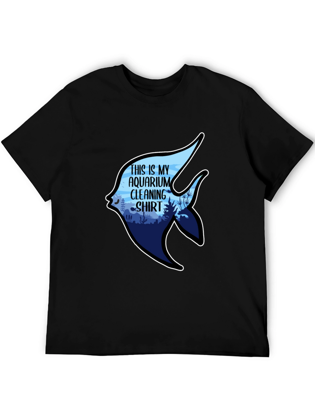 Aquarium Cleaning Shirt - Novelty Graphic Tee