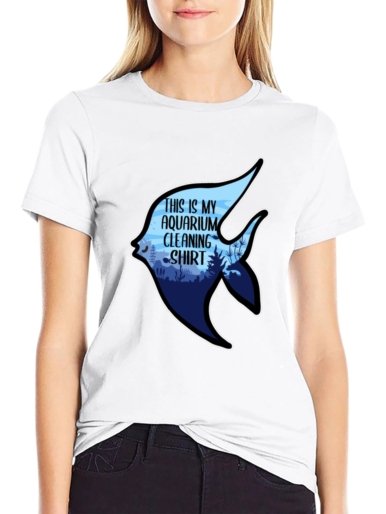 Aquarium Cleaning Shirt - Novelty Graphic Tee