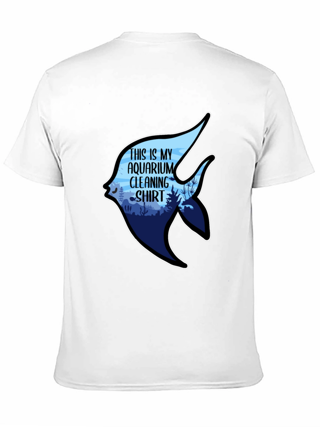 Aquarium Cleaning Shirt - Novelty Graphic Tee