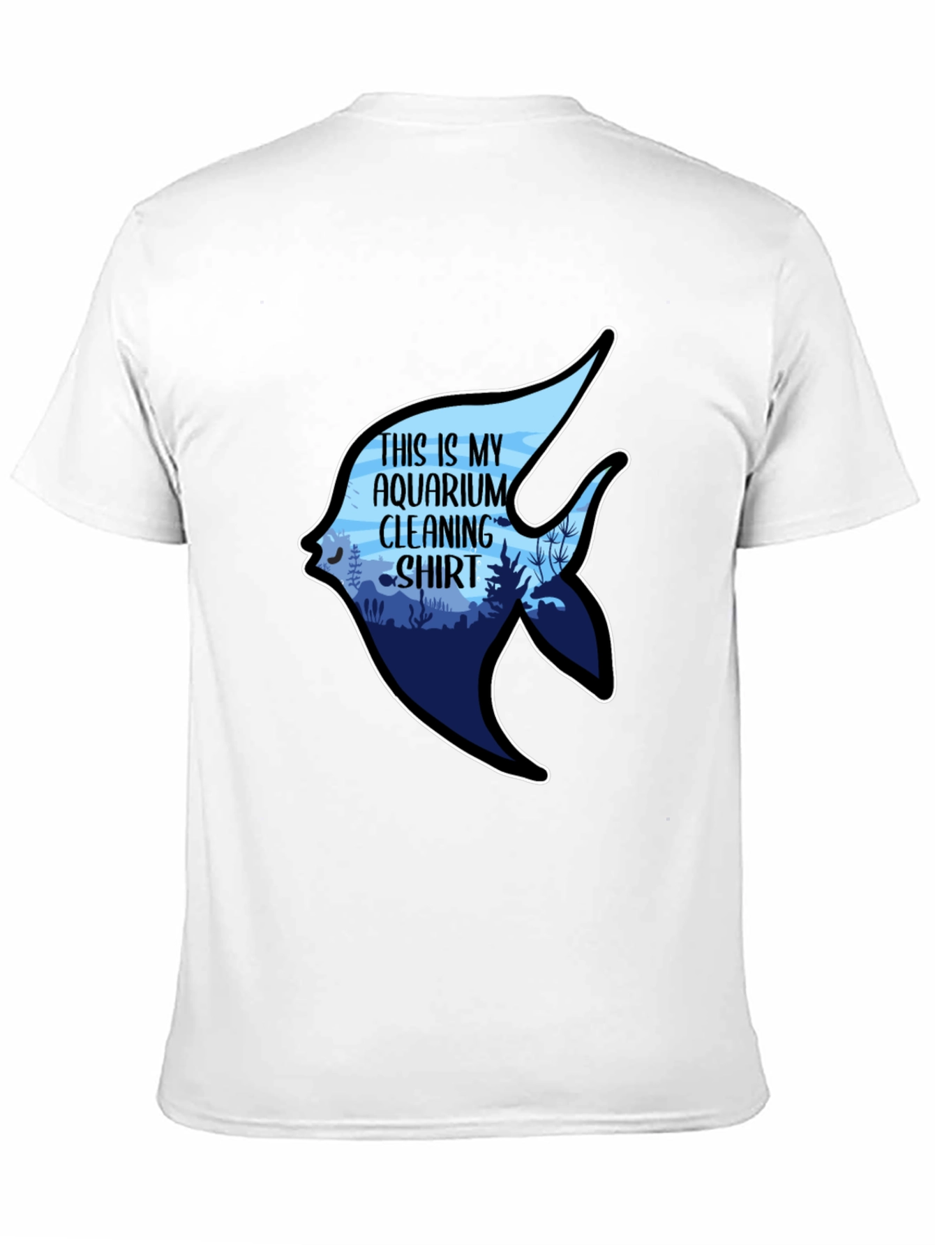 Aquarium Cleaning Shirt - Novelty Graphic Tee