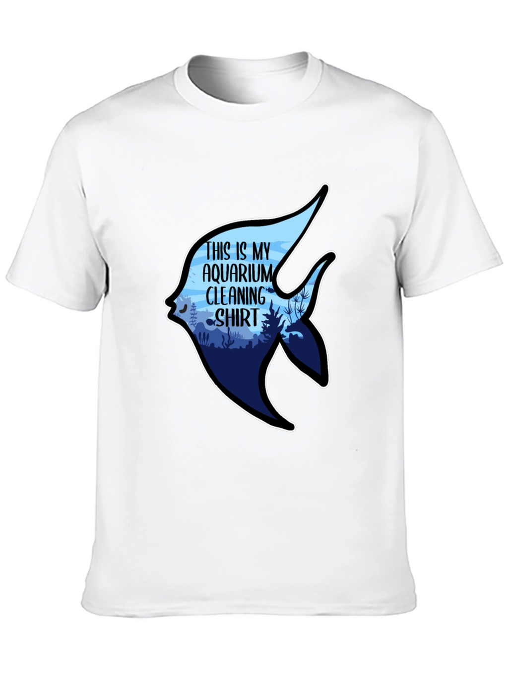 Aquarium Cleaning Shirt - Novelty Graphic Tee