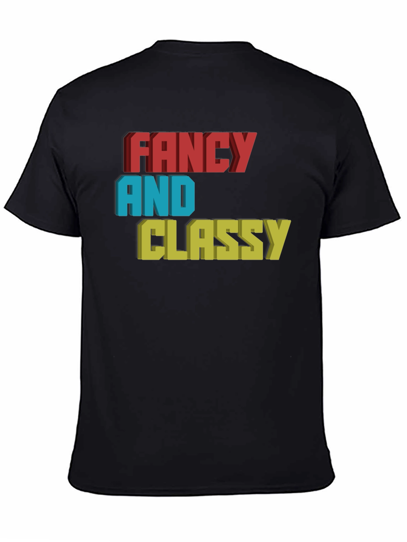 Fancy & Classy 3D Graphic Tee - Stylish Design