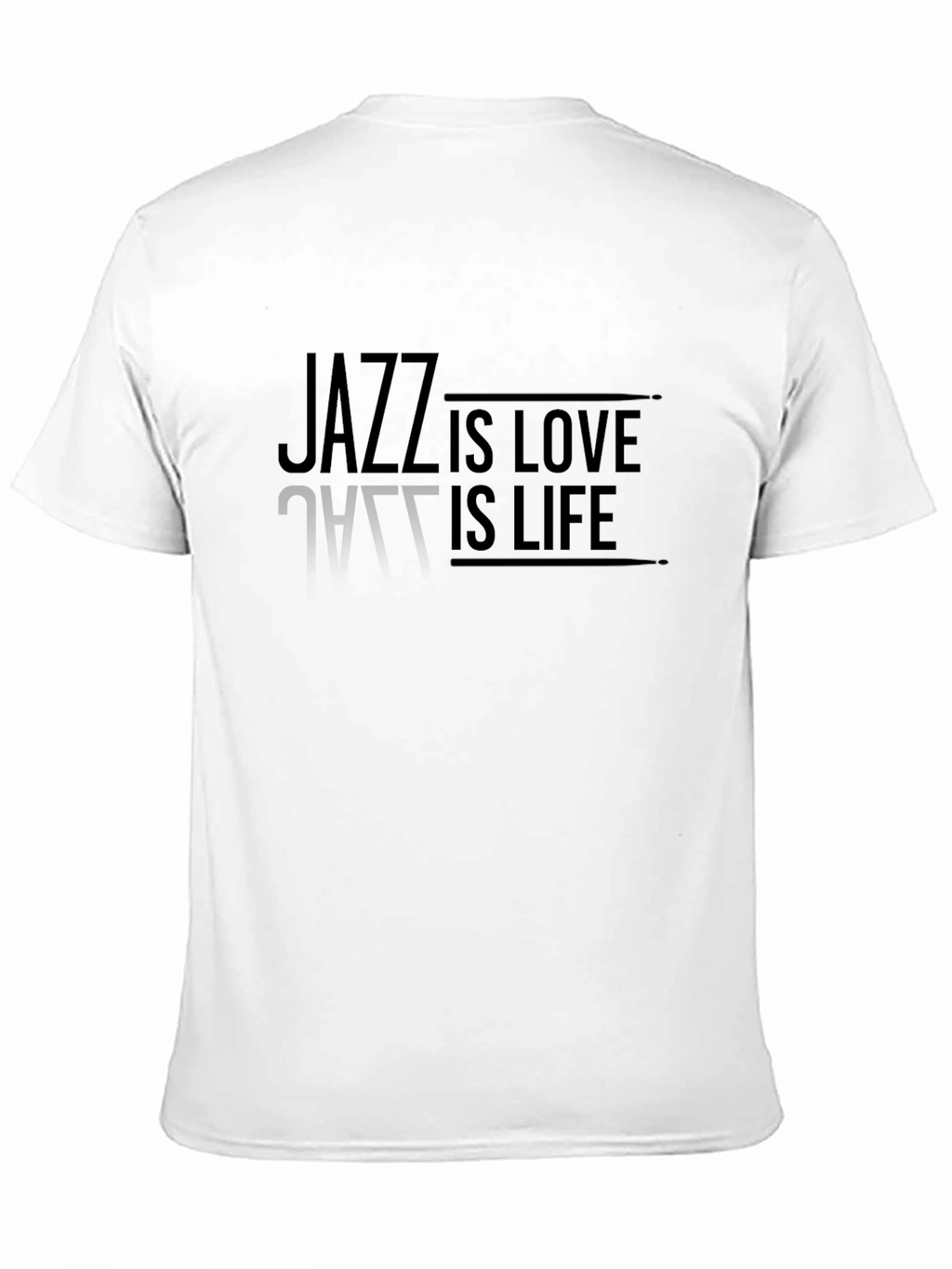 Jazz Is Love Is Life Graphic Tee - Black