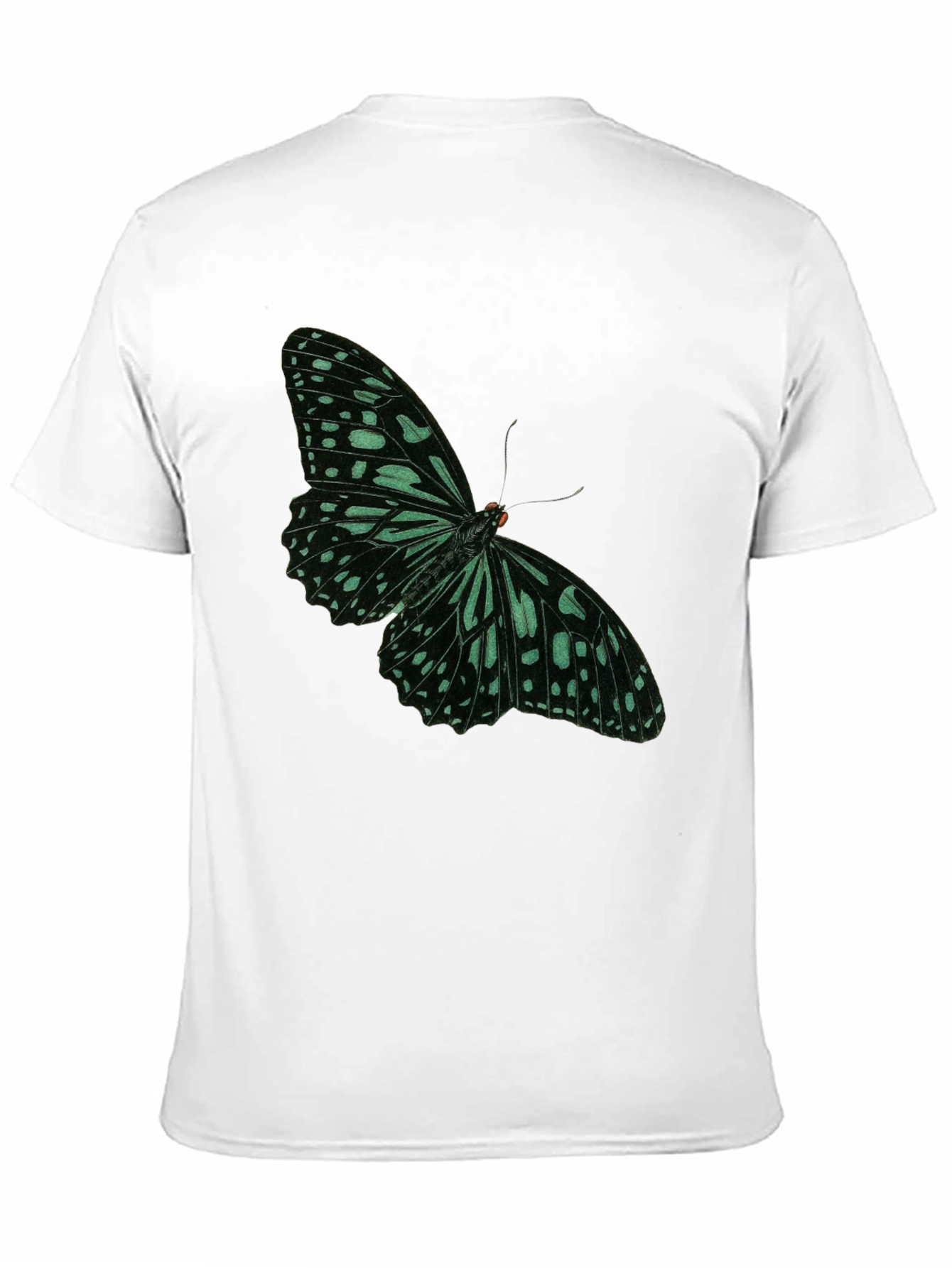 Butterfly Graphic Tee - Black Cotton Blend