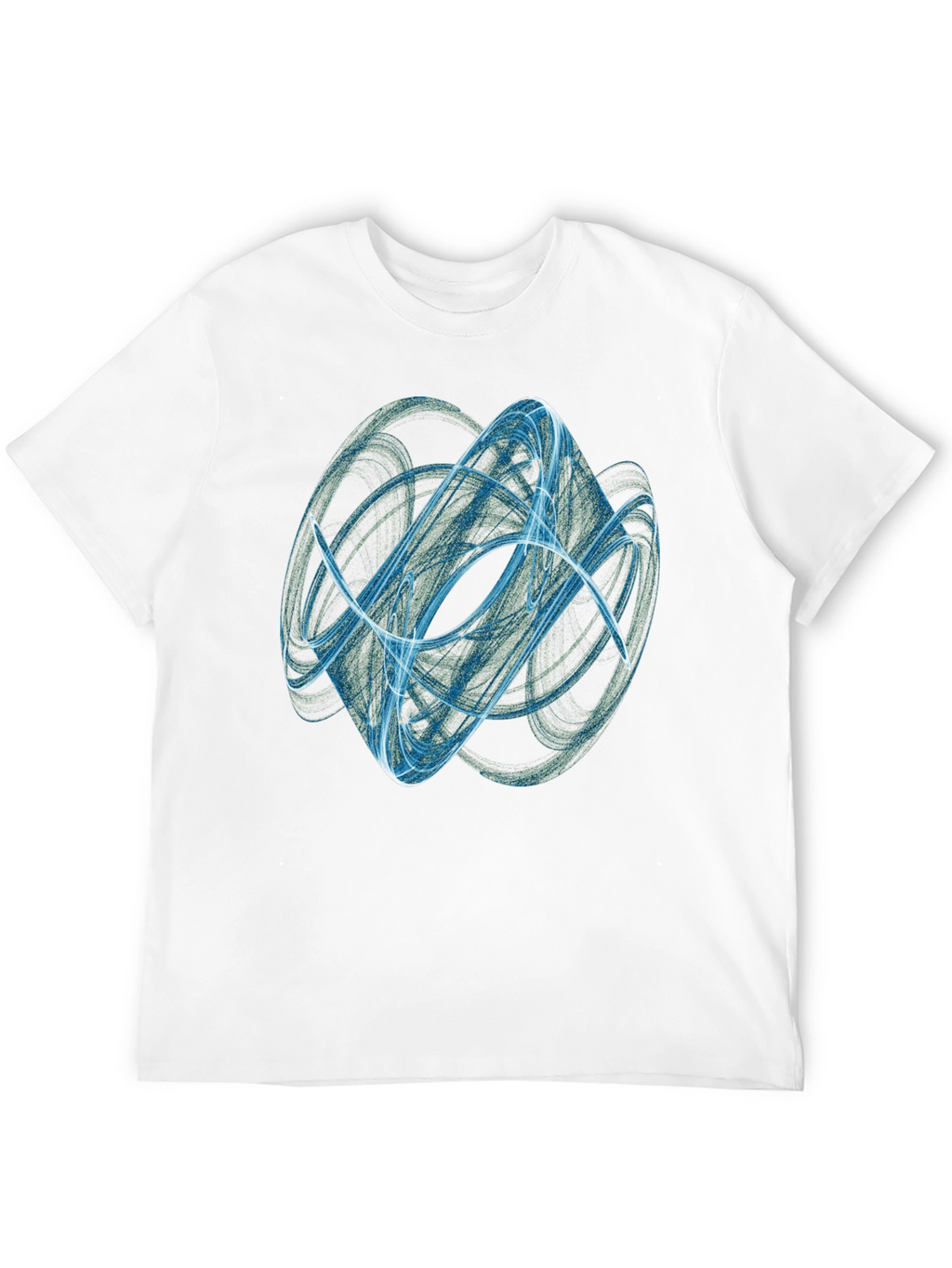 Abstract Light Black T-Shirt