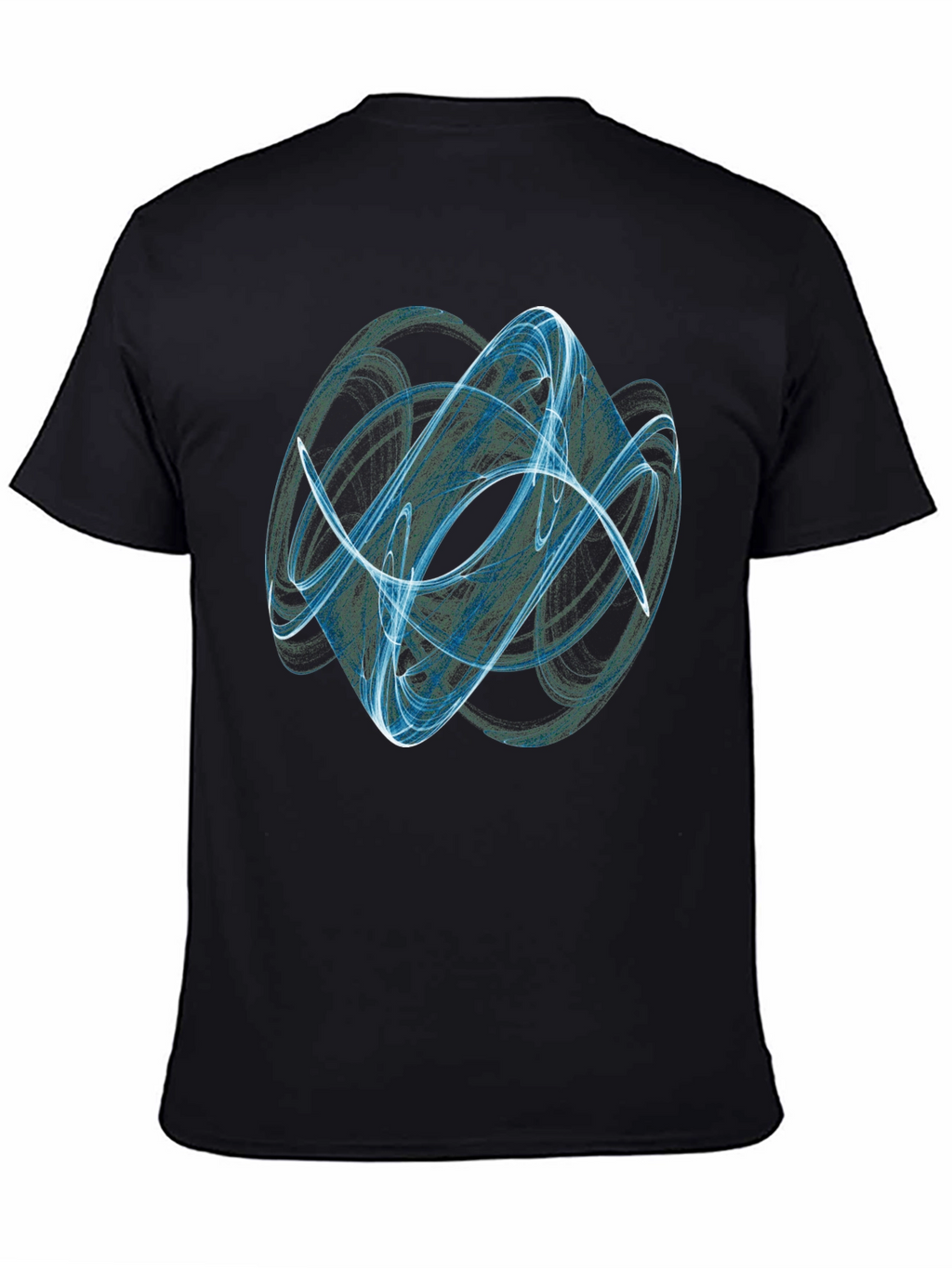 Abstract Light Black T-Shirt