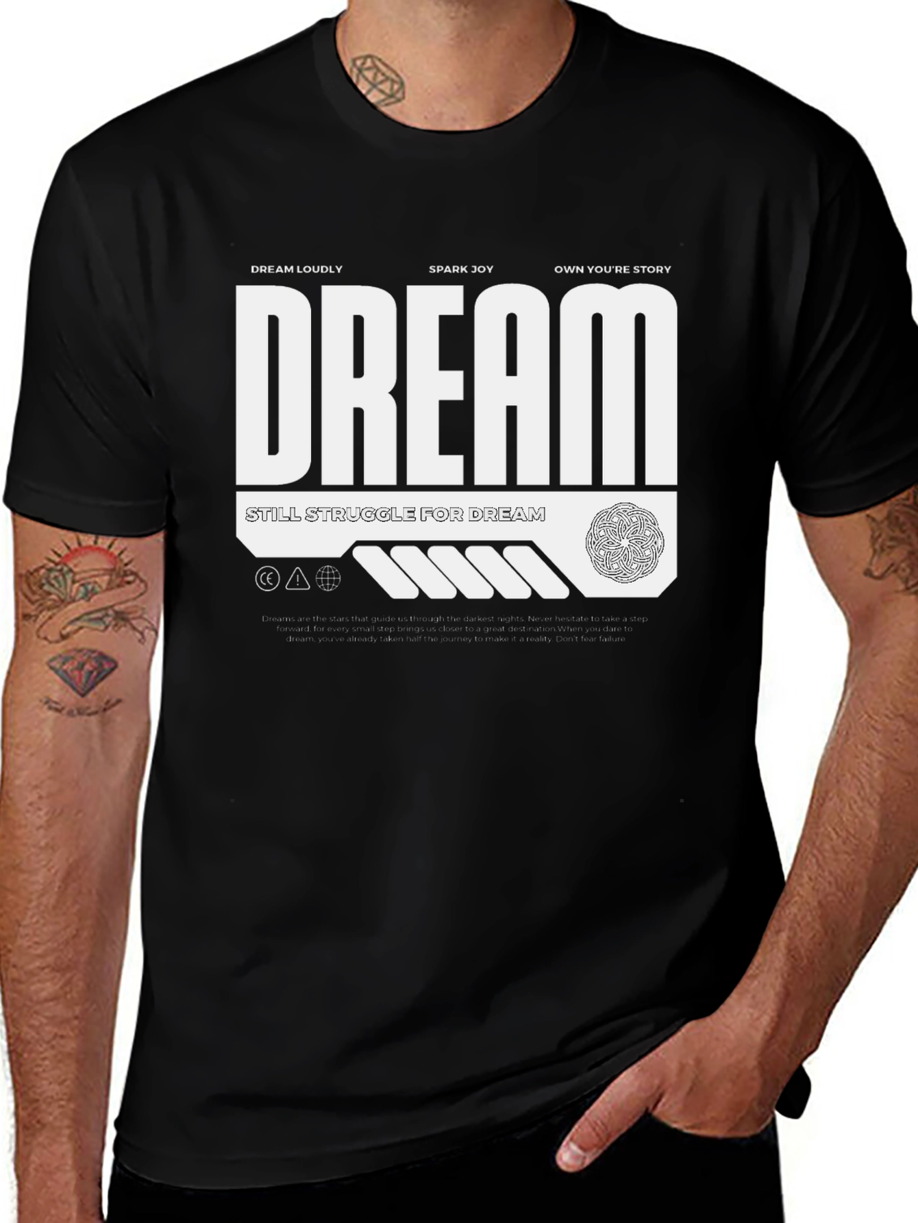 Dream Graphic Tee - Motivational T-Shirt