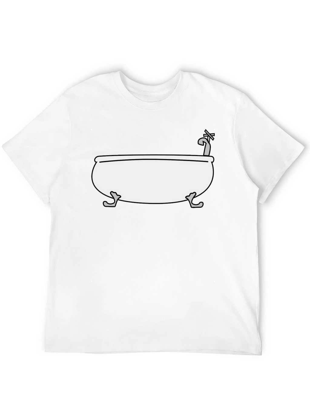 Funny Bathtub T-Shirt - Unique Graphic Tee