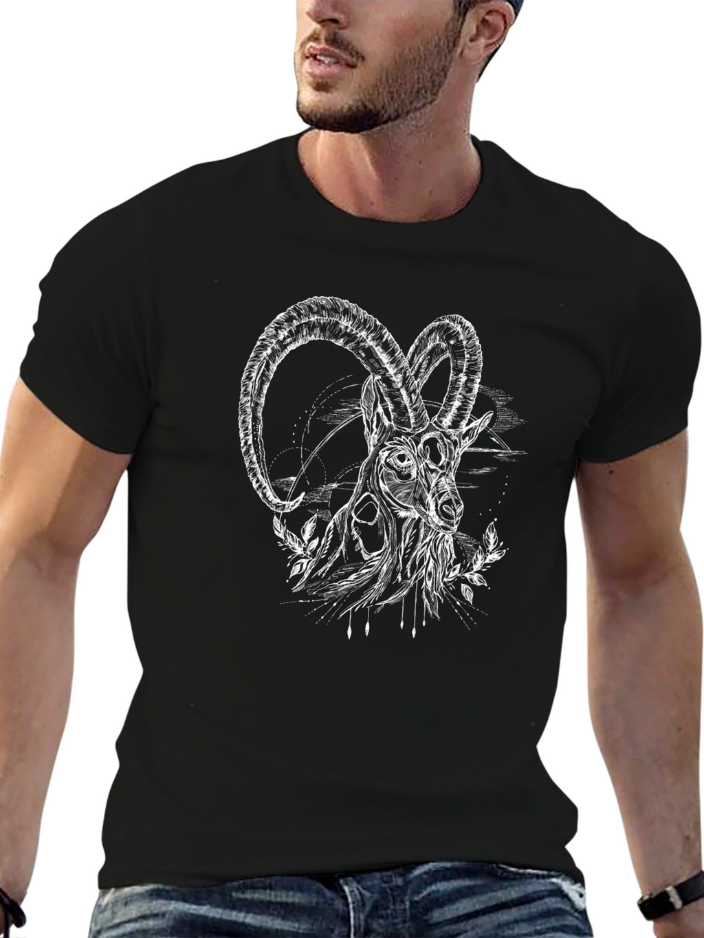 Ibex Graphic T-Shirt - Black