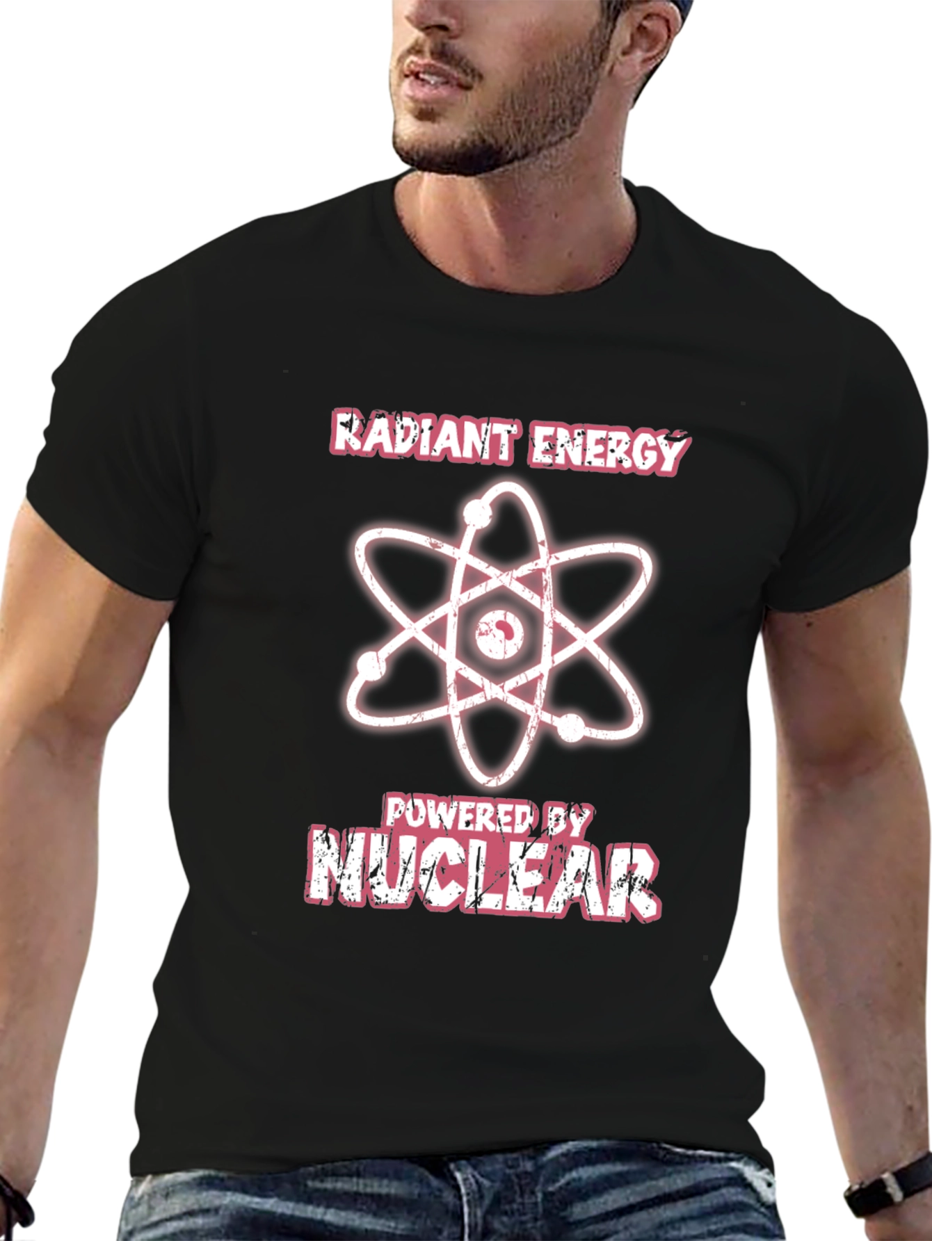 Radiant Energy Powered by Nuclear Black T-Shirt