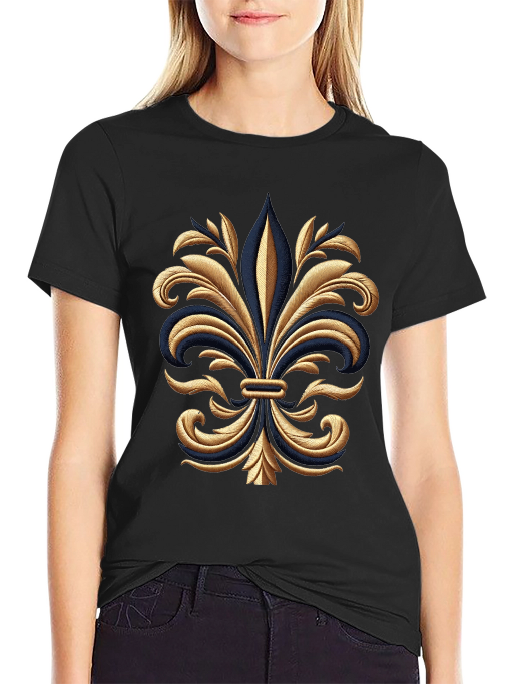 Fleur-de-Lis Graphic Tee - Gildan Softstyle