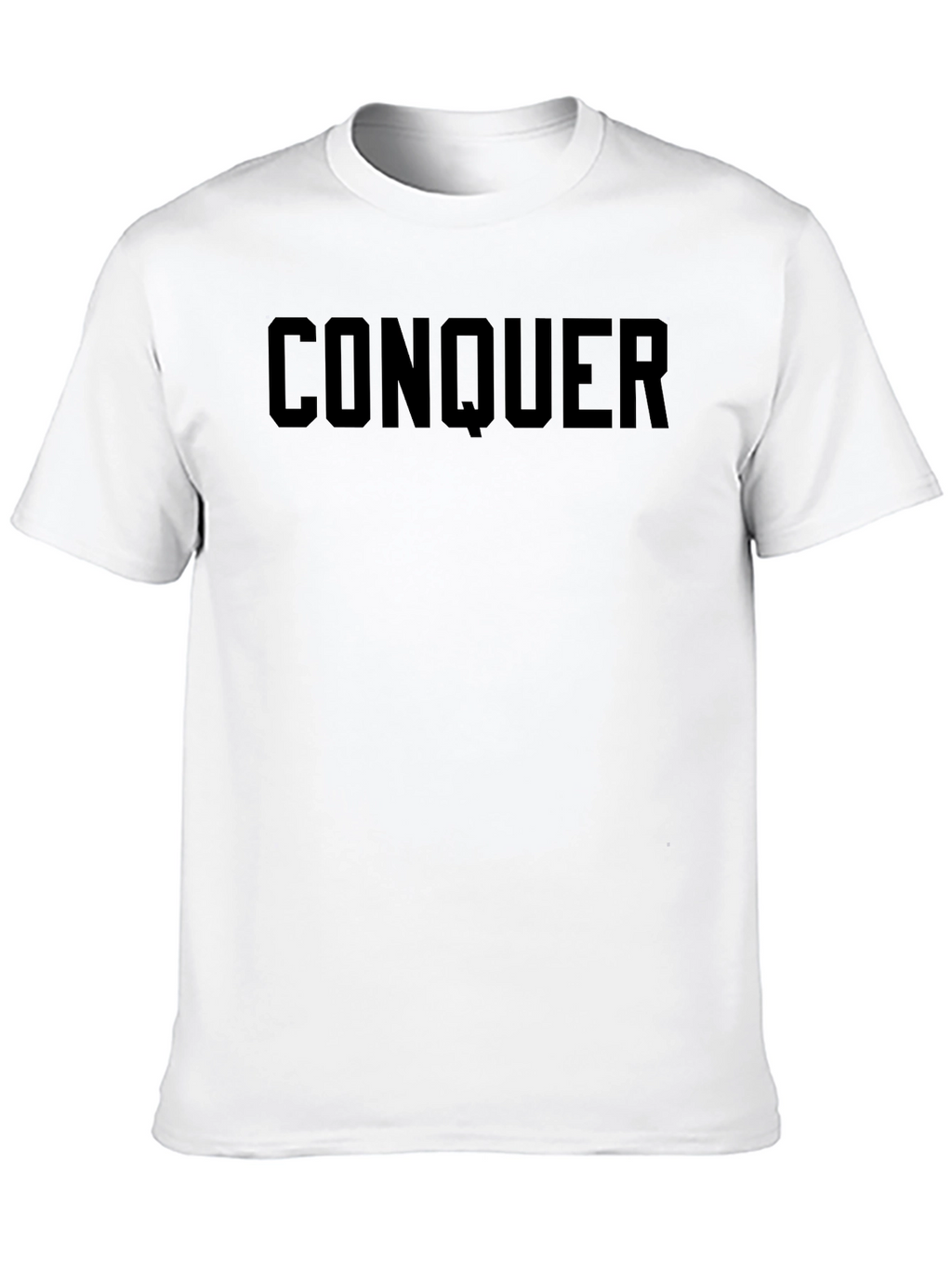 Conquer Black Graphic T-Shirt