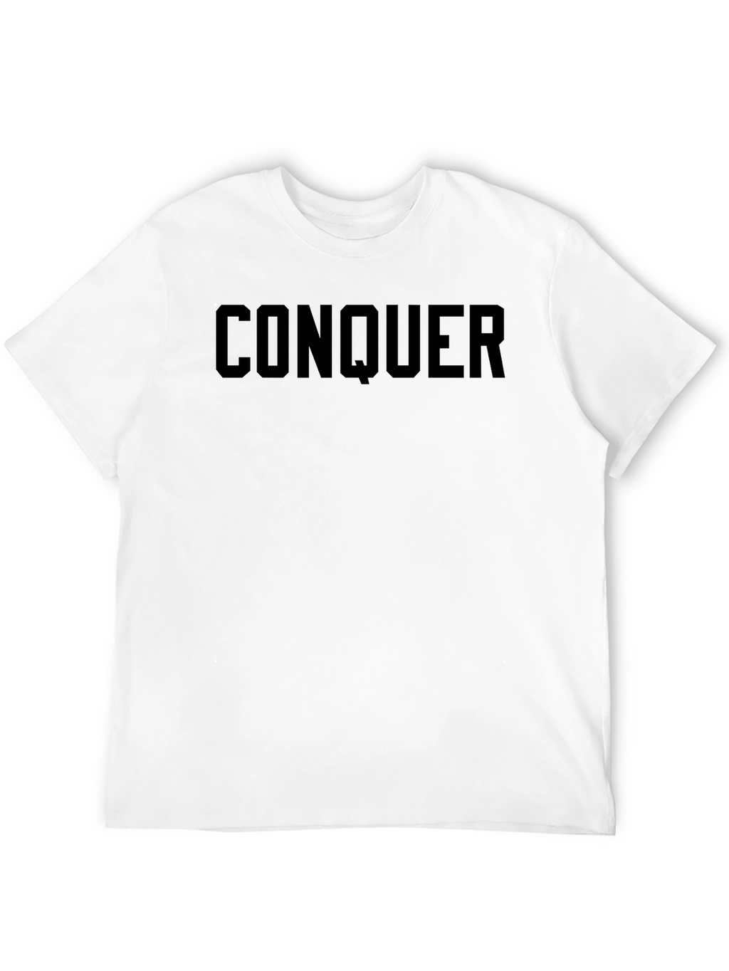 Conquer Black Graphic T-Shirt