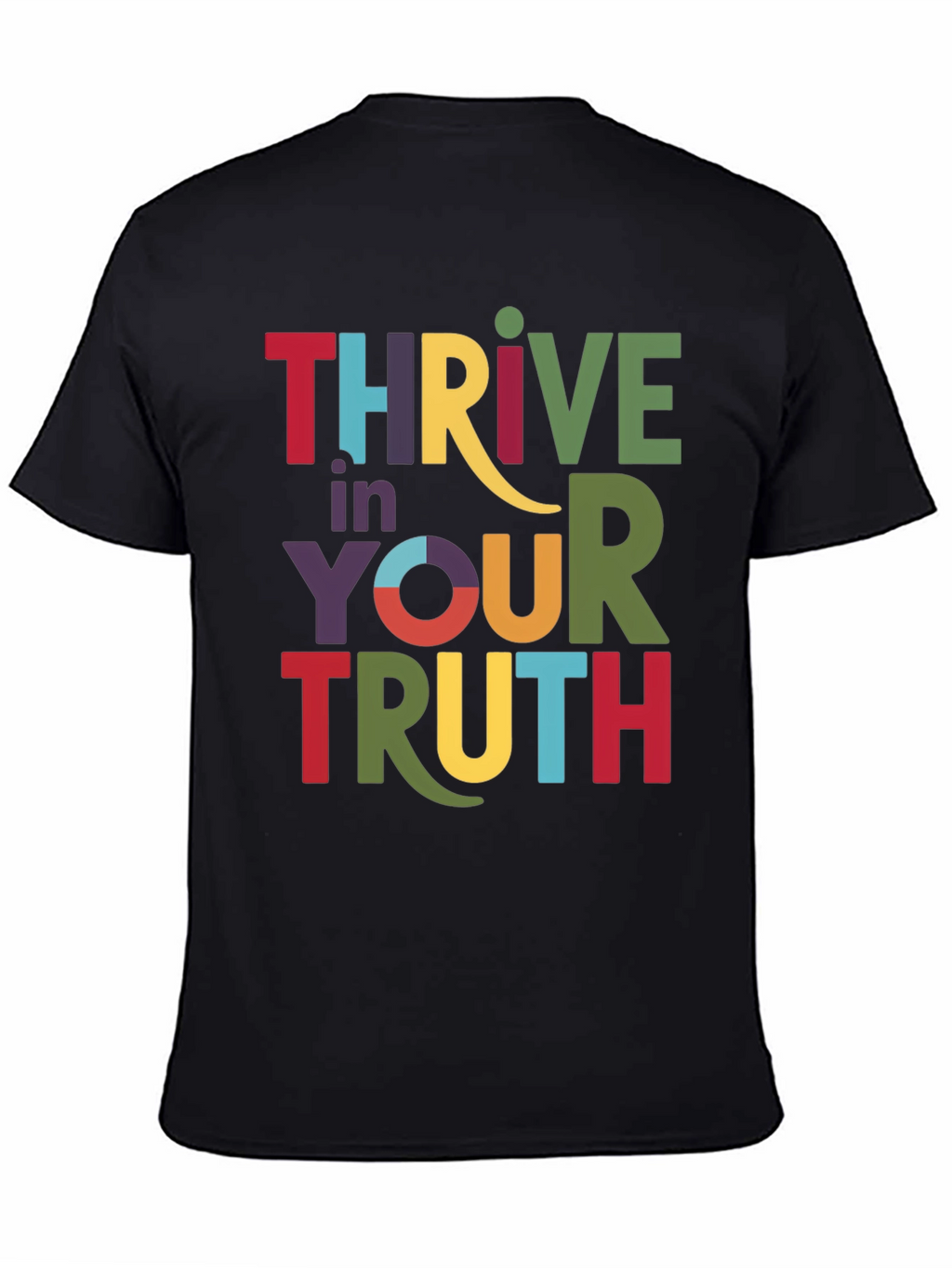 Thrive in Your Truth Graphic Tee - Black