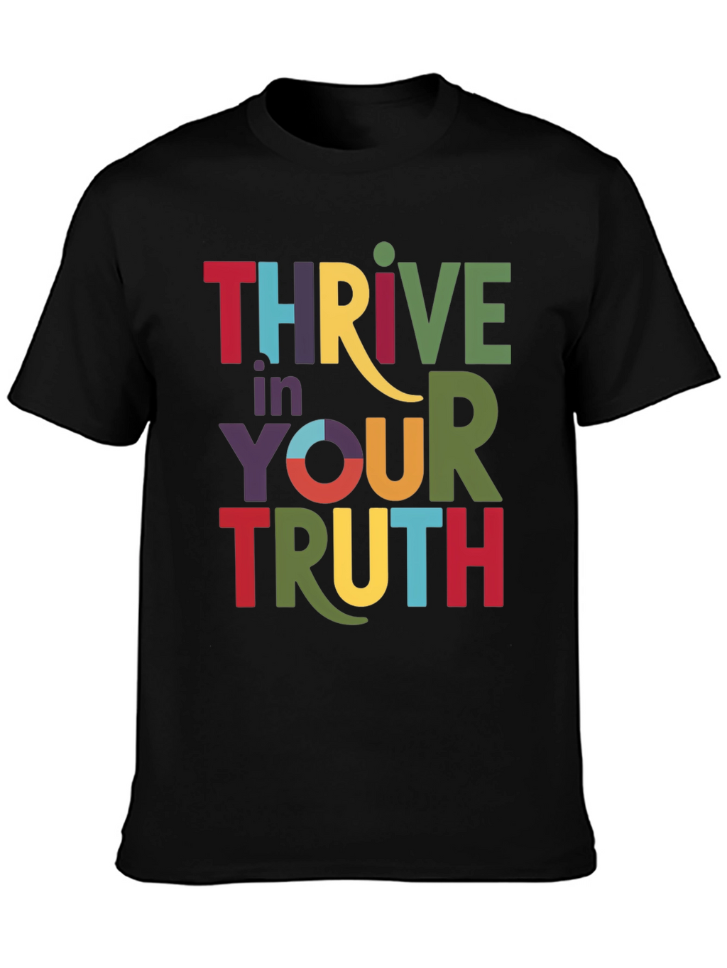 Thrive in Your Truth Graphic Tee - Black