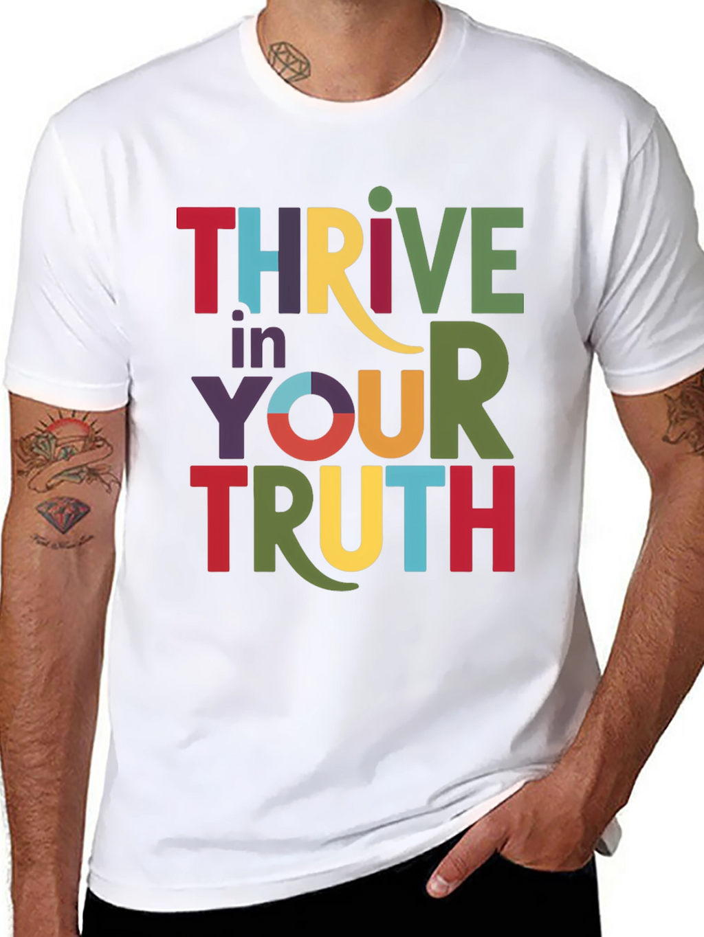 Thrive in Your Truth Graphic Tee - Black