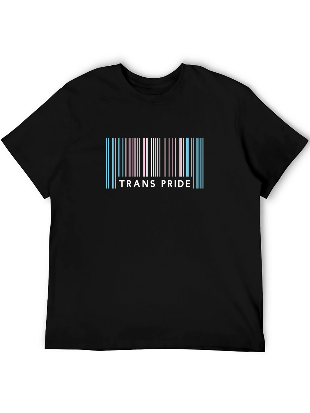 Trans Pride Barcode T-Shirt - LGBTQ+ Apparel