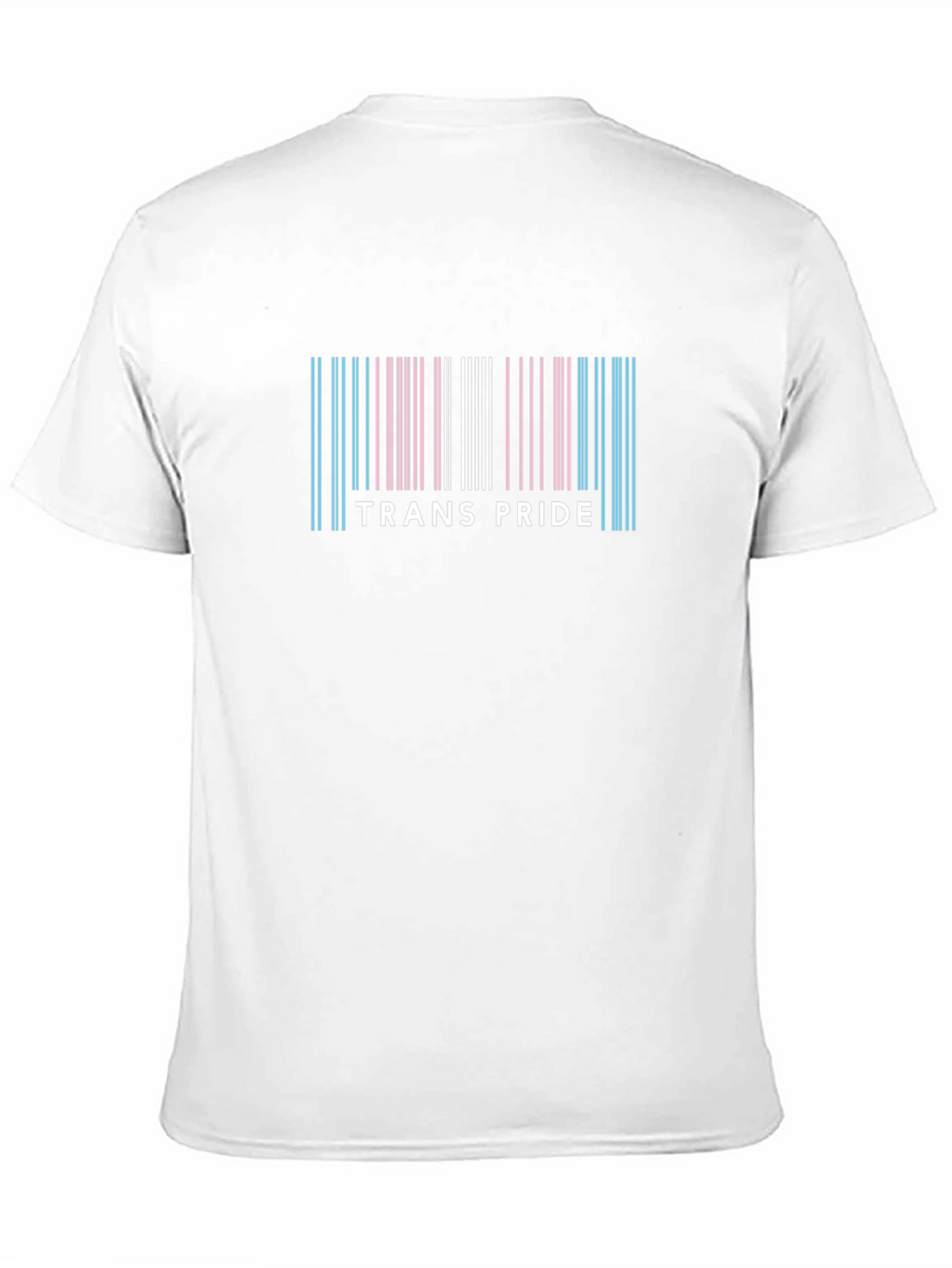 Trans Pride Barcode T-Shirt - LGBTQ+ Apparel