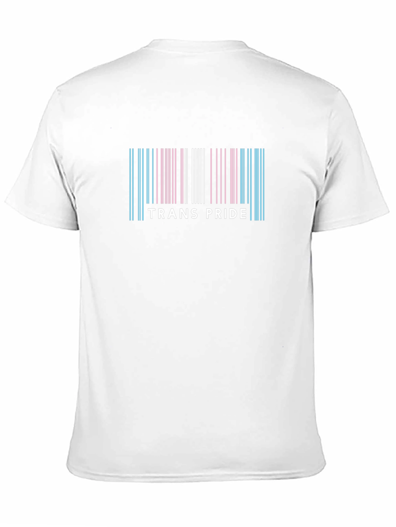 Trans Pride Barcode T-Shirt - LGBTQ+ Apparel