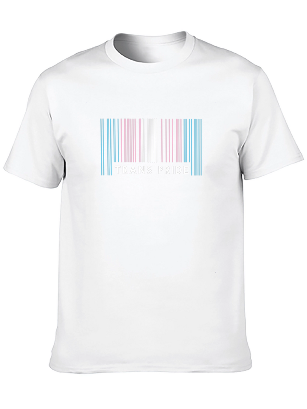 Trans Pride Barcode T-Shirt - LGBTQ+ Apparel