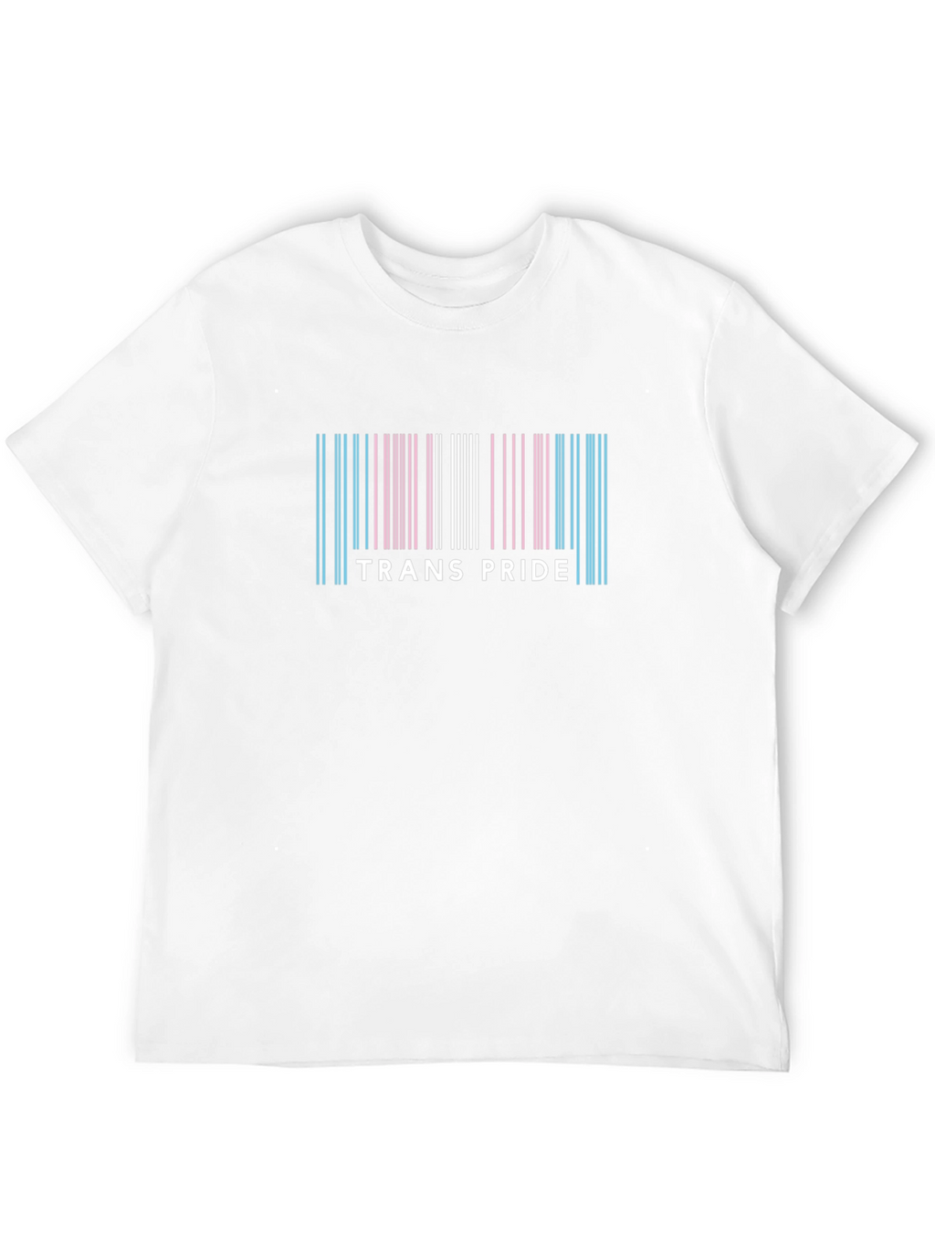 Trans Pride Barcode T-Shirt - LGBTQ+ Apparel