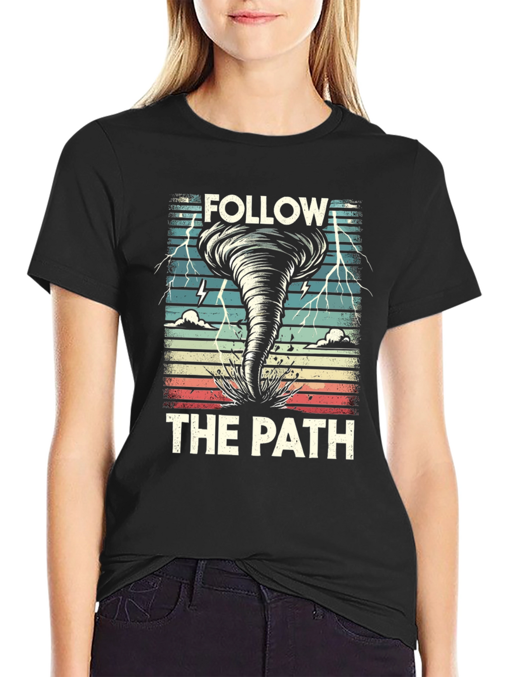 Follow the Path Tornado Graphic T-Shirt