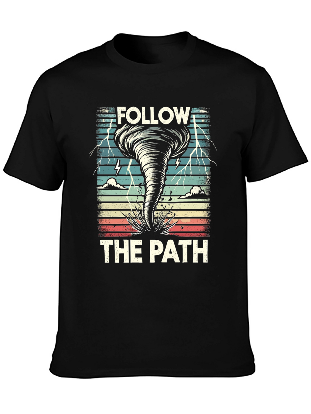 Follow the Path Tornado Graphic T-Shirt