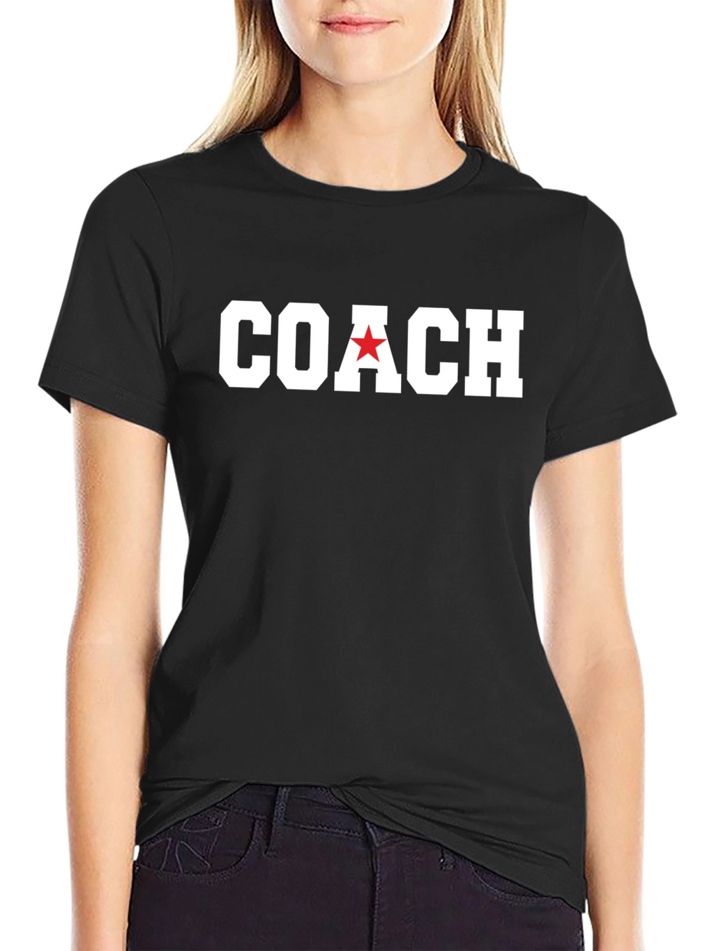 Coach T-Shirt with Red Star
