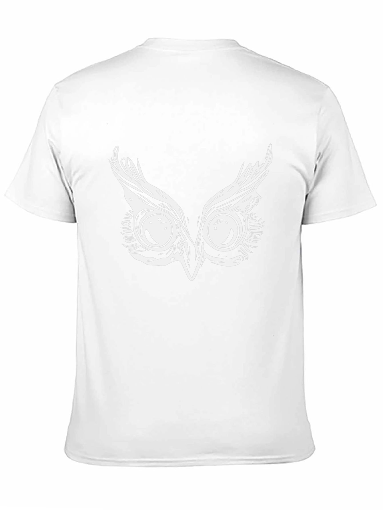 Owl Eyes Graphic Black Tee
