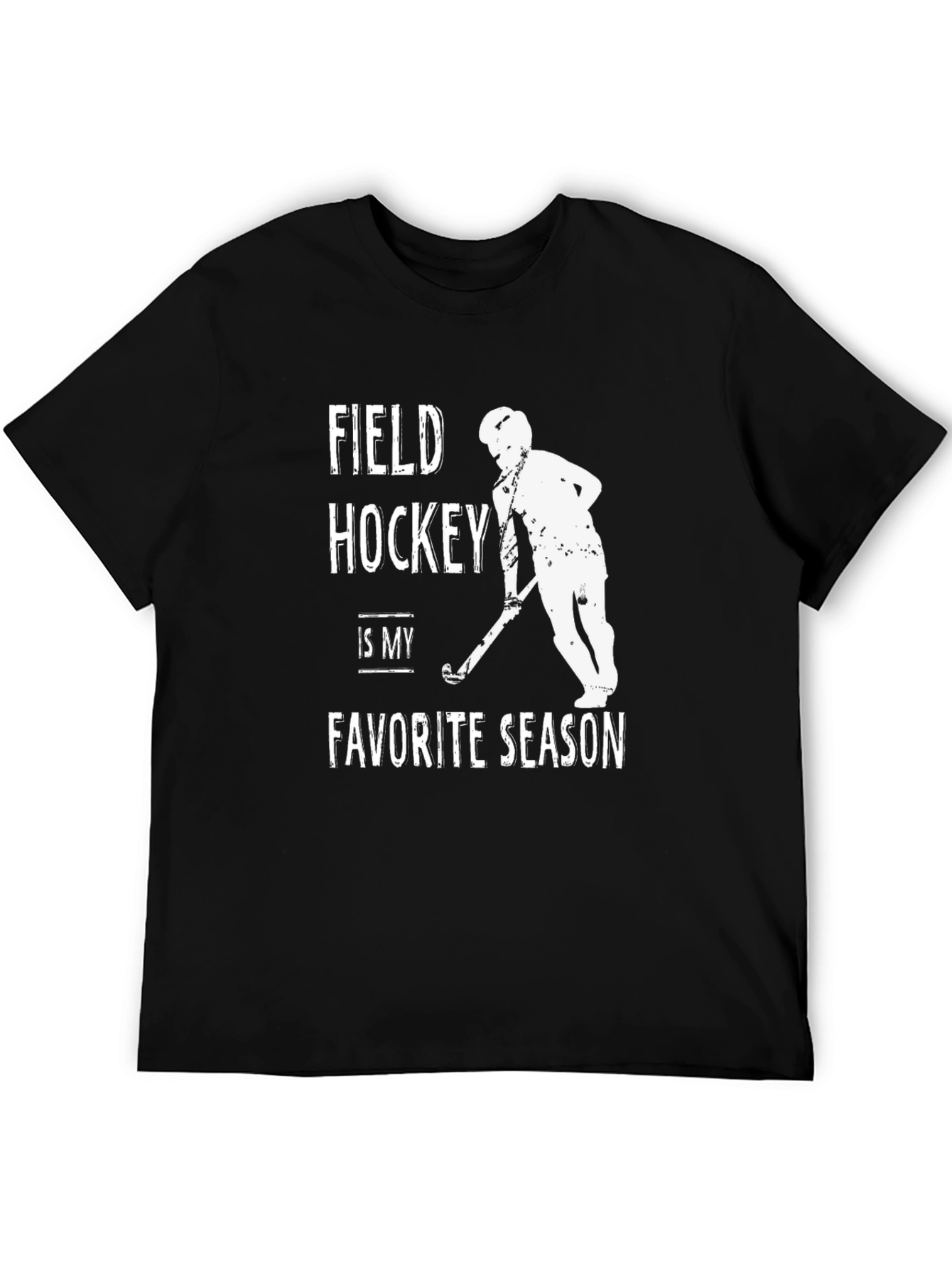 Field Hockey Favorite Season Black T-Shirt