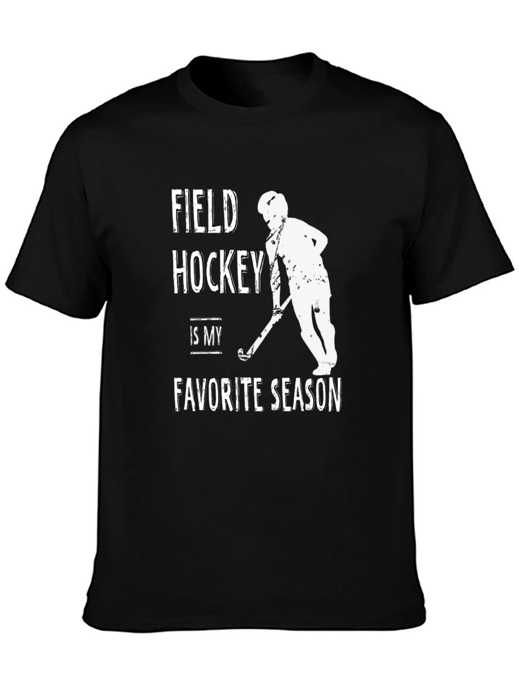 Field Hockey Favorite Season Black T-Shirt
