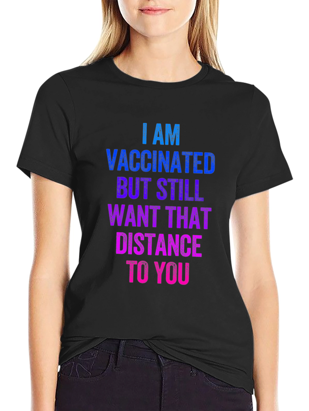Vaccinated Social Distance T-Shirt