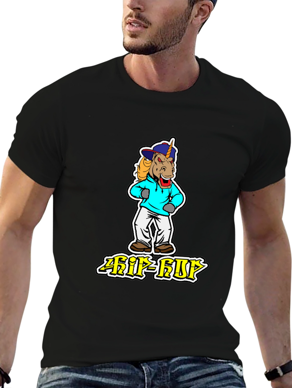 Unicorn Hip-Hop Graphic Tee