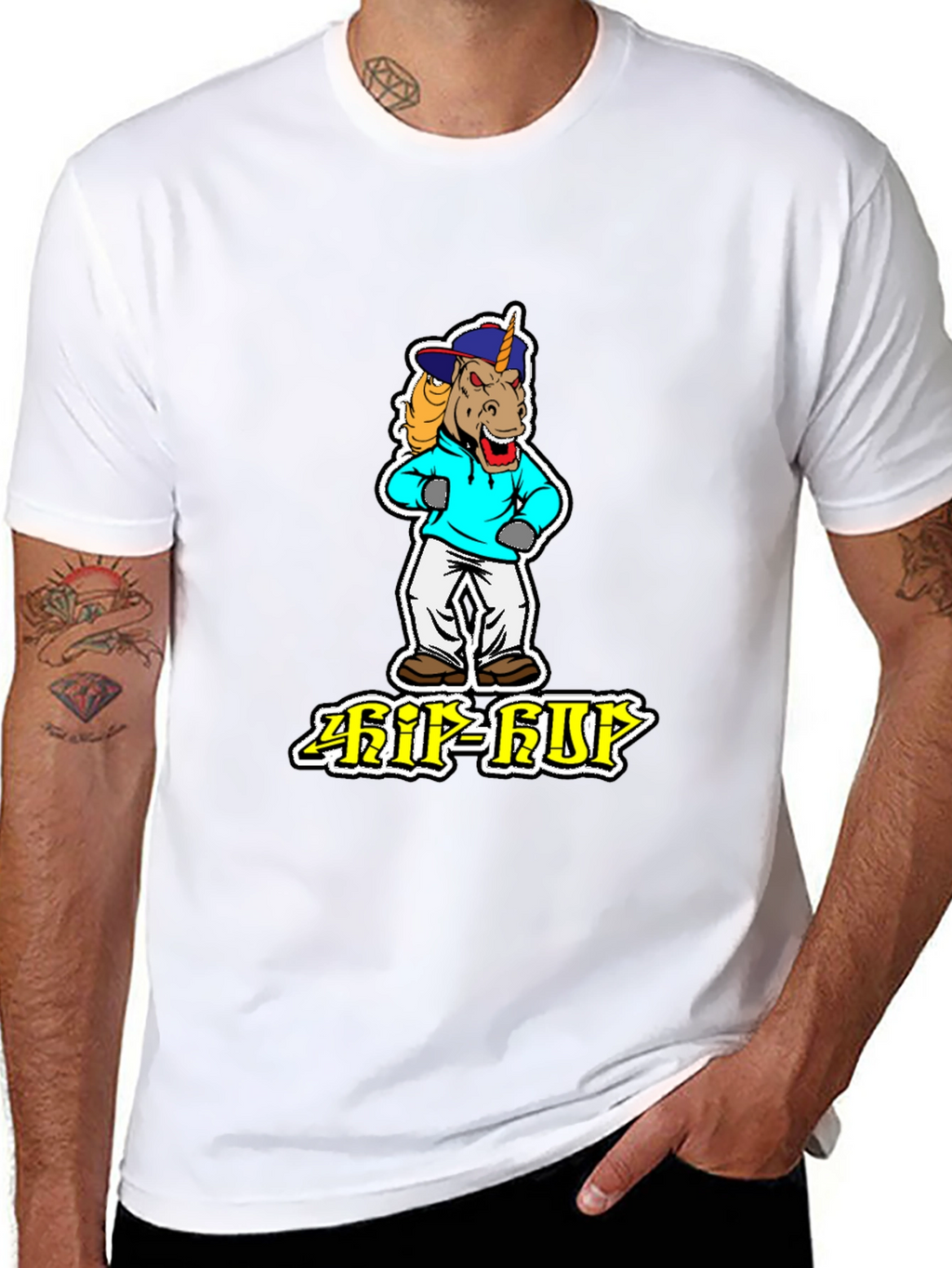 Unicorn Hip-Hop Graphic Tee