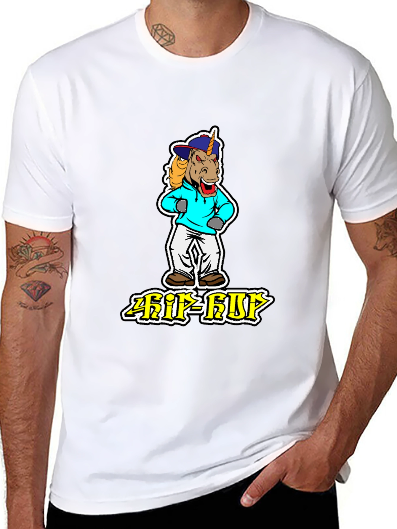 Unicorn Hip-Hop Graphic Tee