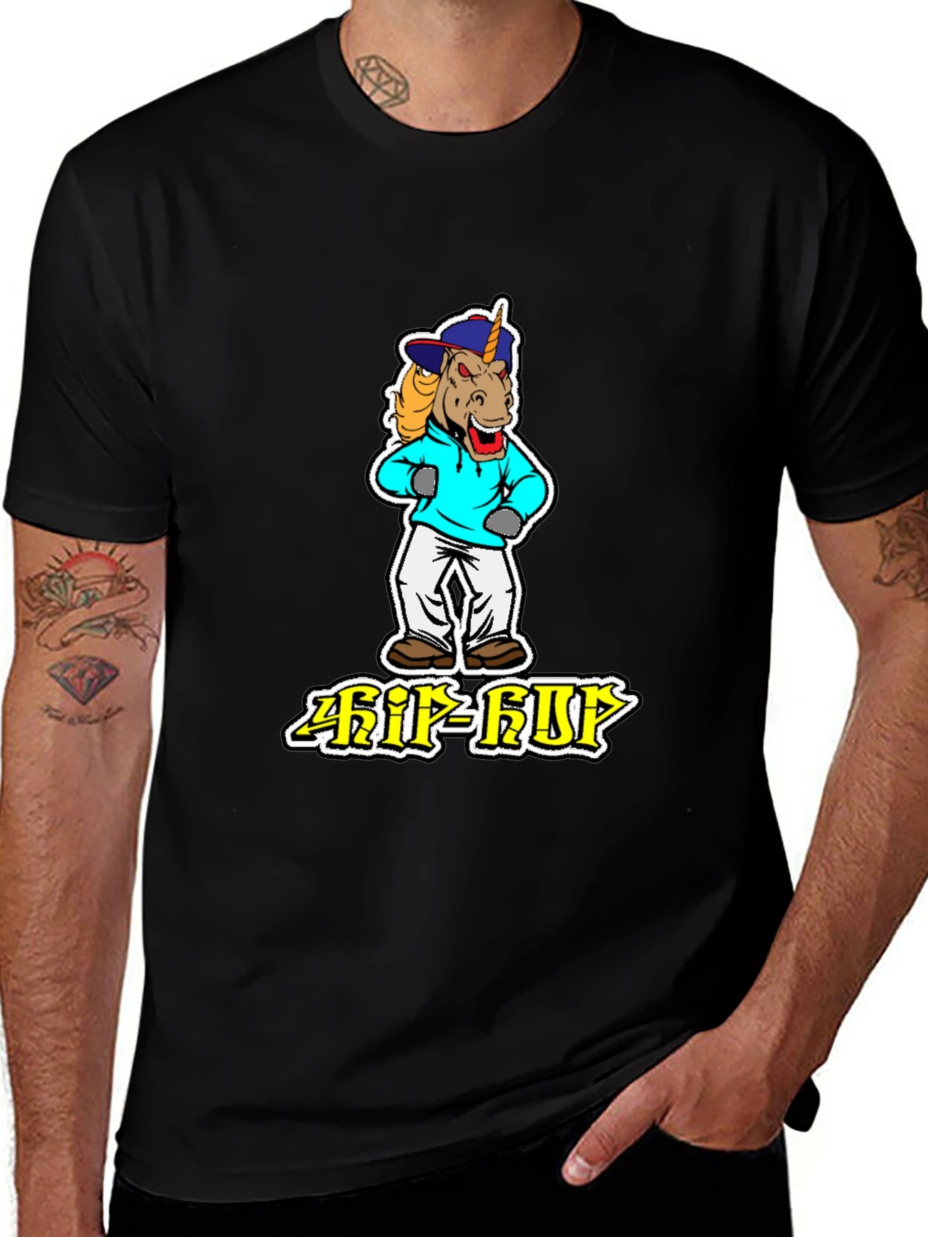 Unicorn Hip-Hop Graphic Tee