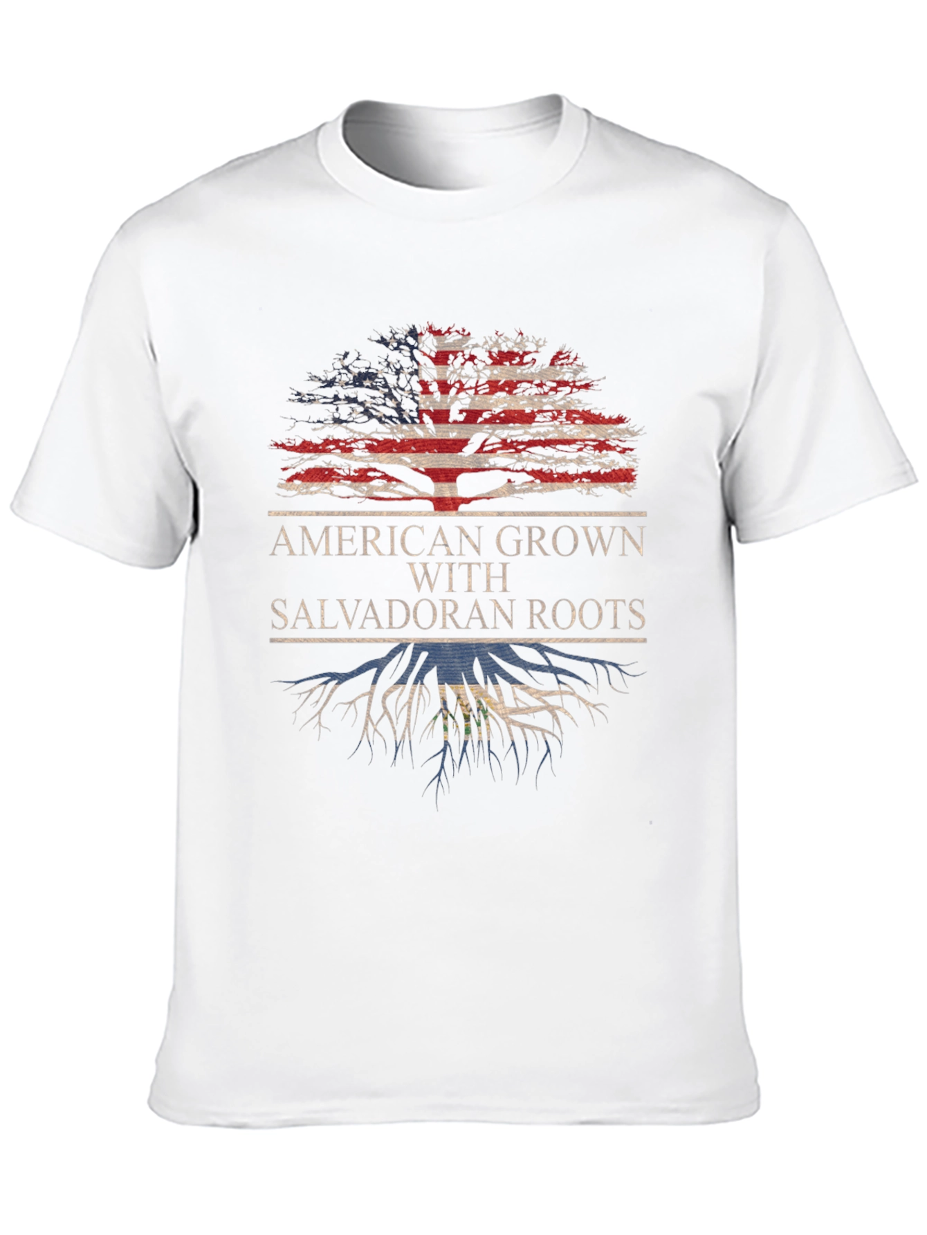 American Grown with Salvadoran Roots T-Shirt