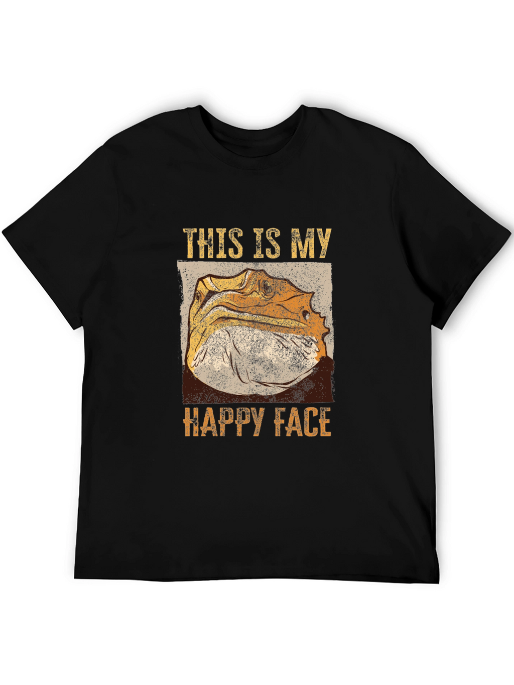 Bearded Dragon Happy Face T-Shirt