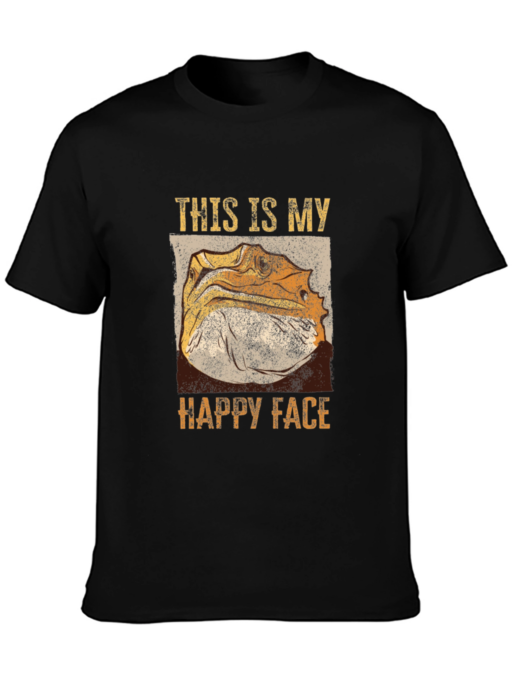 Bearded Dragon Happy Face T-Shirt