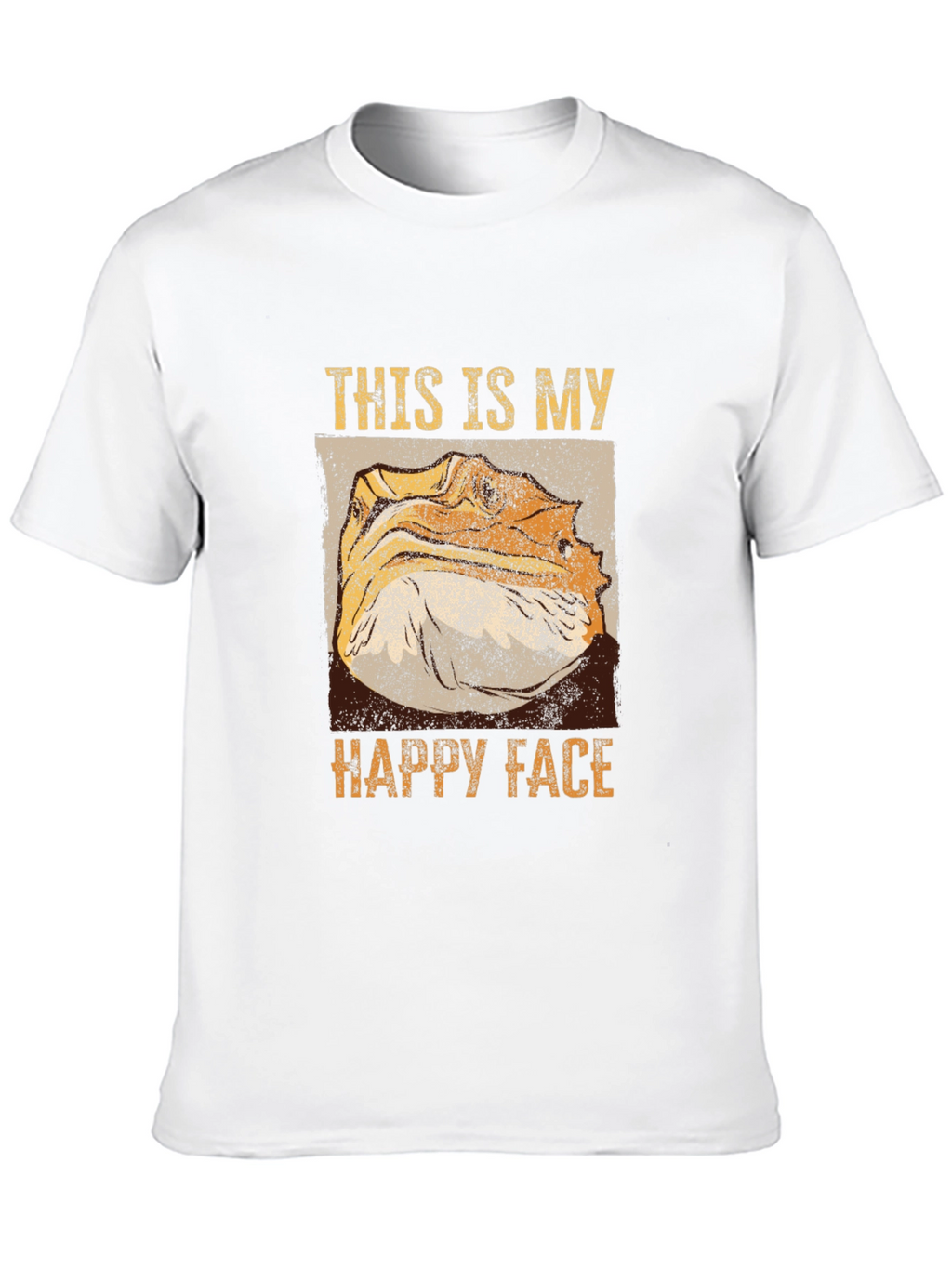 Bearded Dragon Happy Face T-Shirt