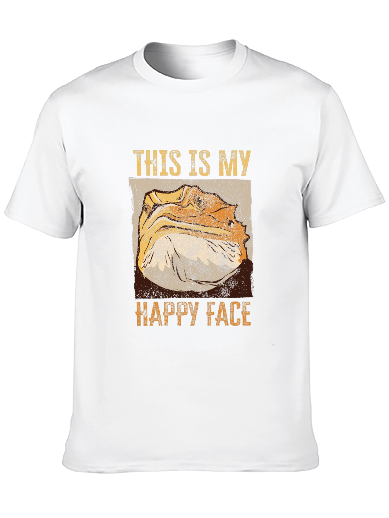 Bearded Dragon Happy Face T-Shirt