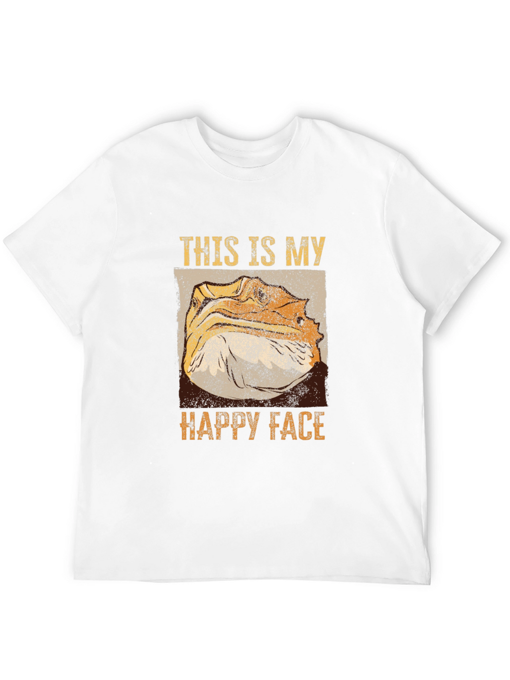 Bearded Dragon Happy Face T-Shirt