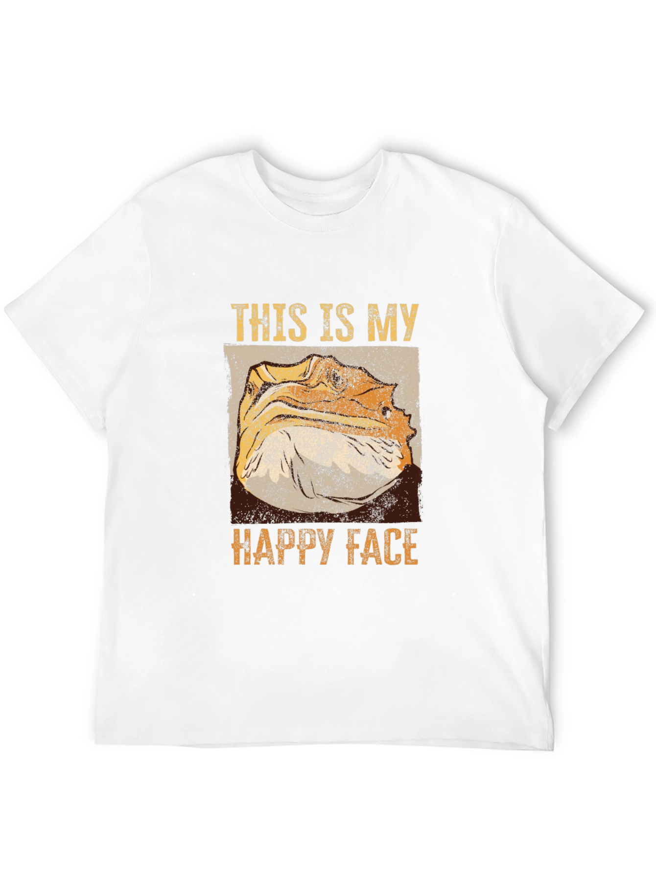 Bearded Dragon Happy Face T-Shirt
