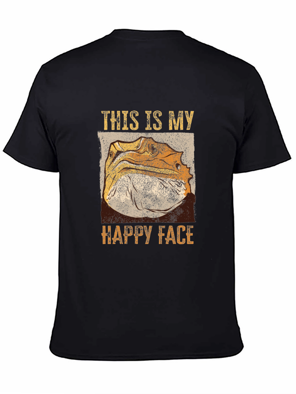Bearded Dragon Happy Face T-Shirt