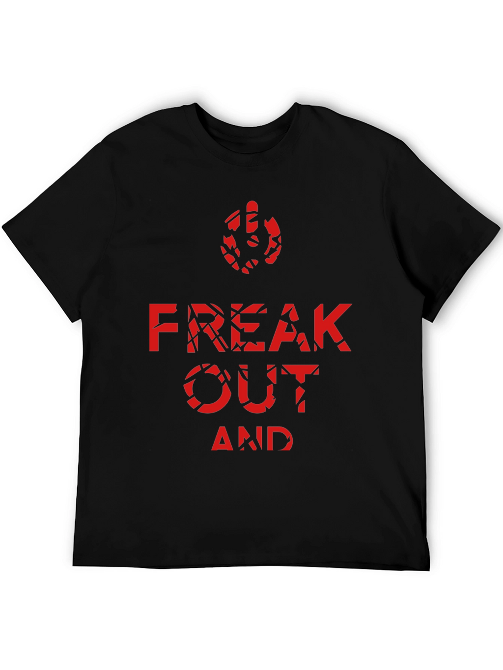 Freak Out Graphic Tee - Black T-Shirt