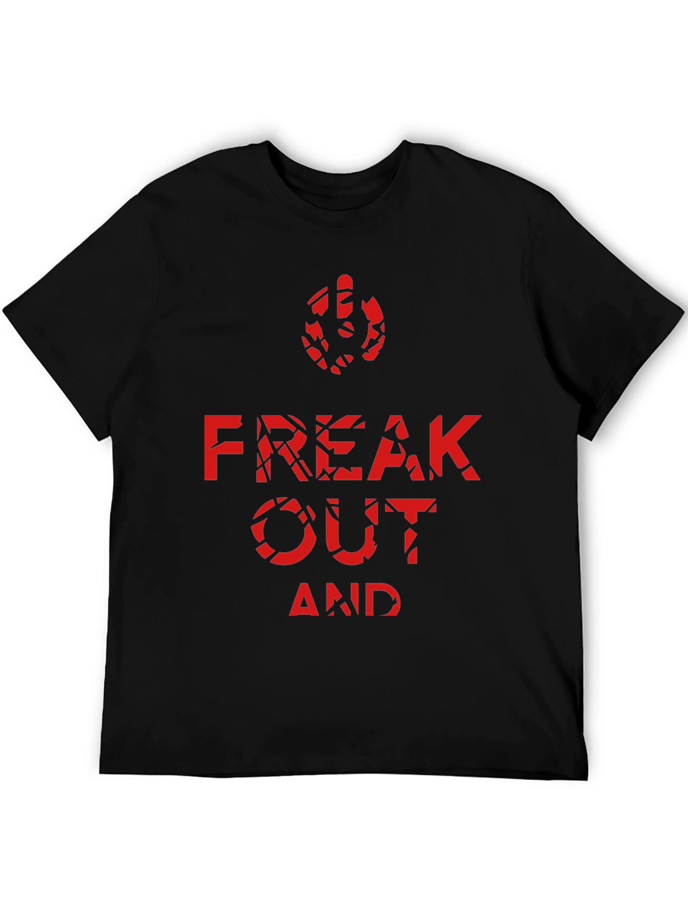 Freak Out Graphic Tee - Black T-Shirt