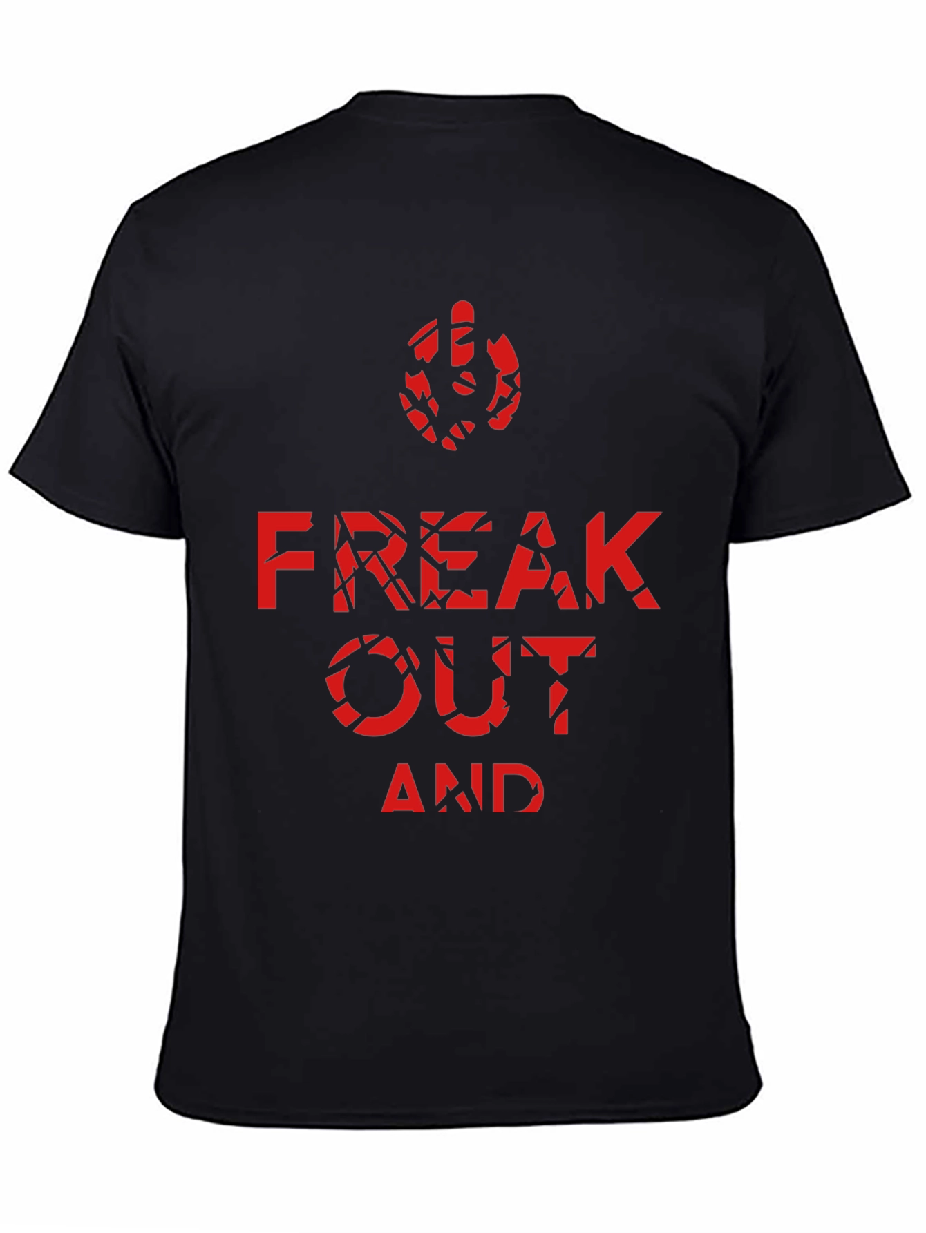 Freak Out Graphic Tee - Black T-Shirt