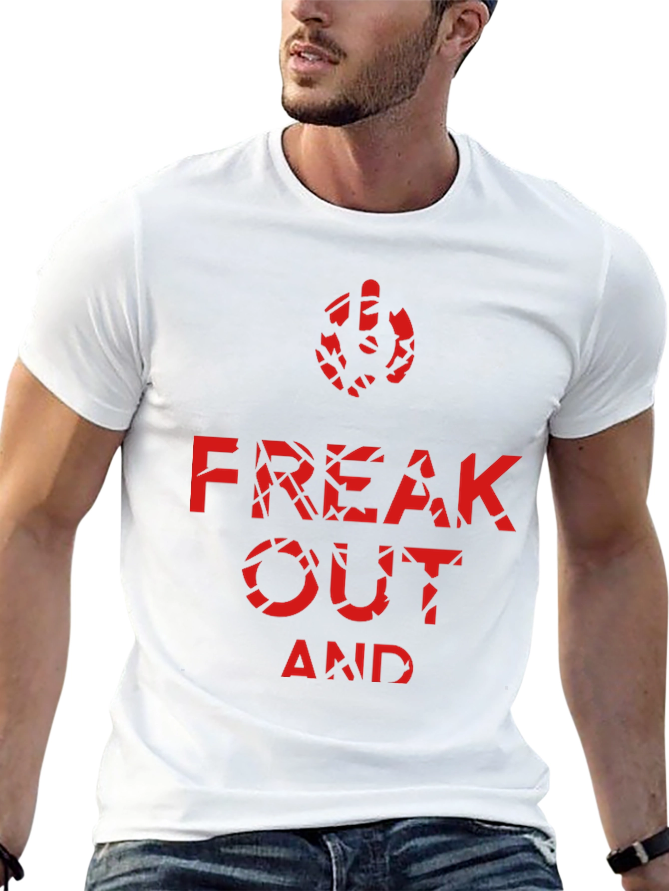 Freak Out Graphic Tee - Black T-Shirt