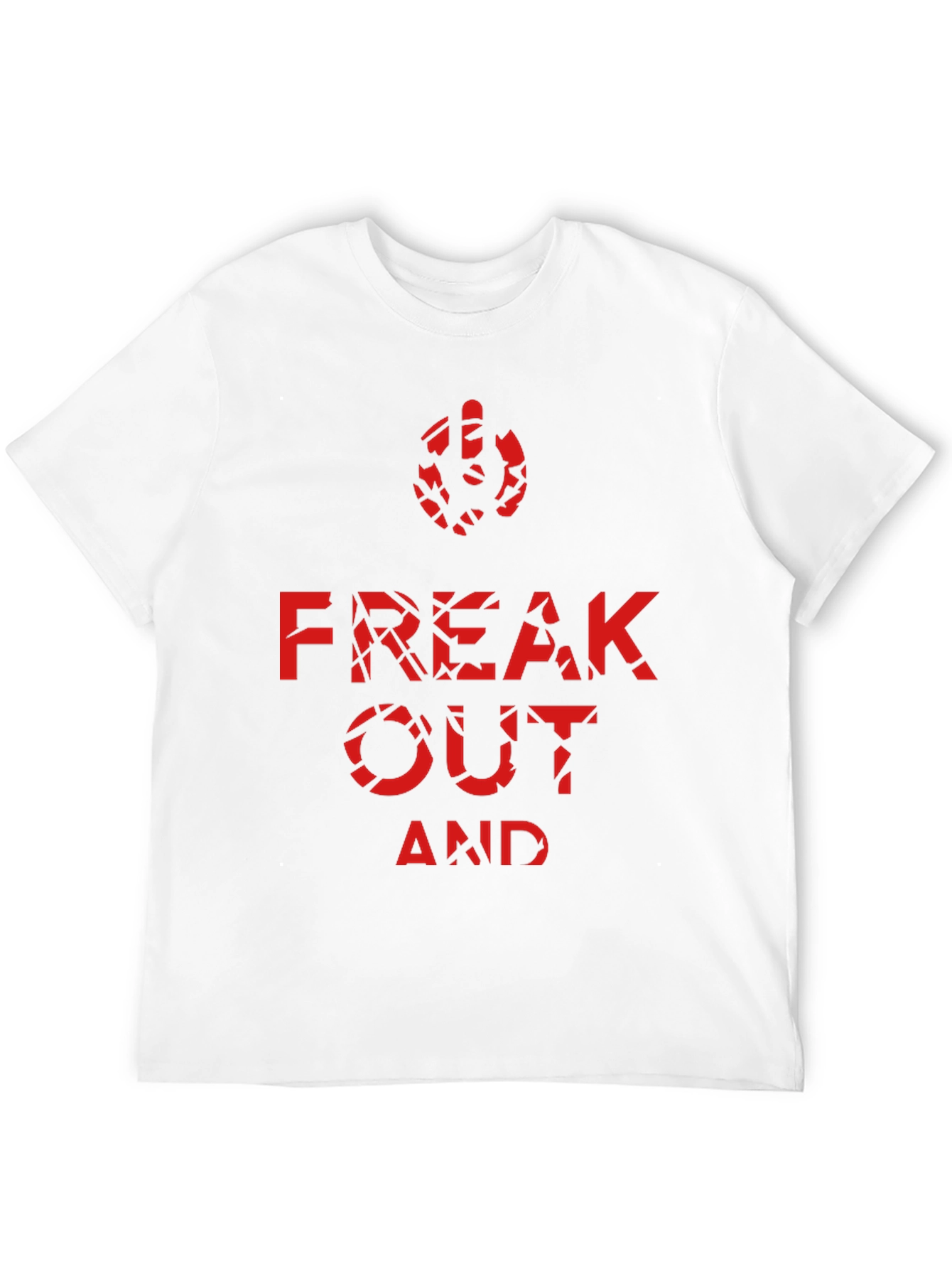 Freak Out Graphic Tee - Black T-Shirt