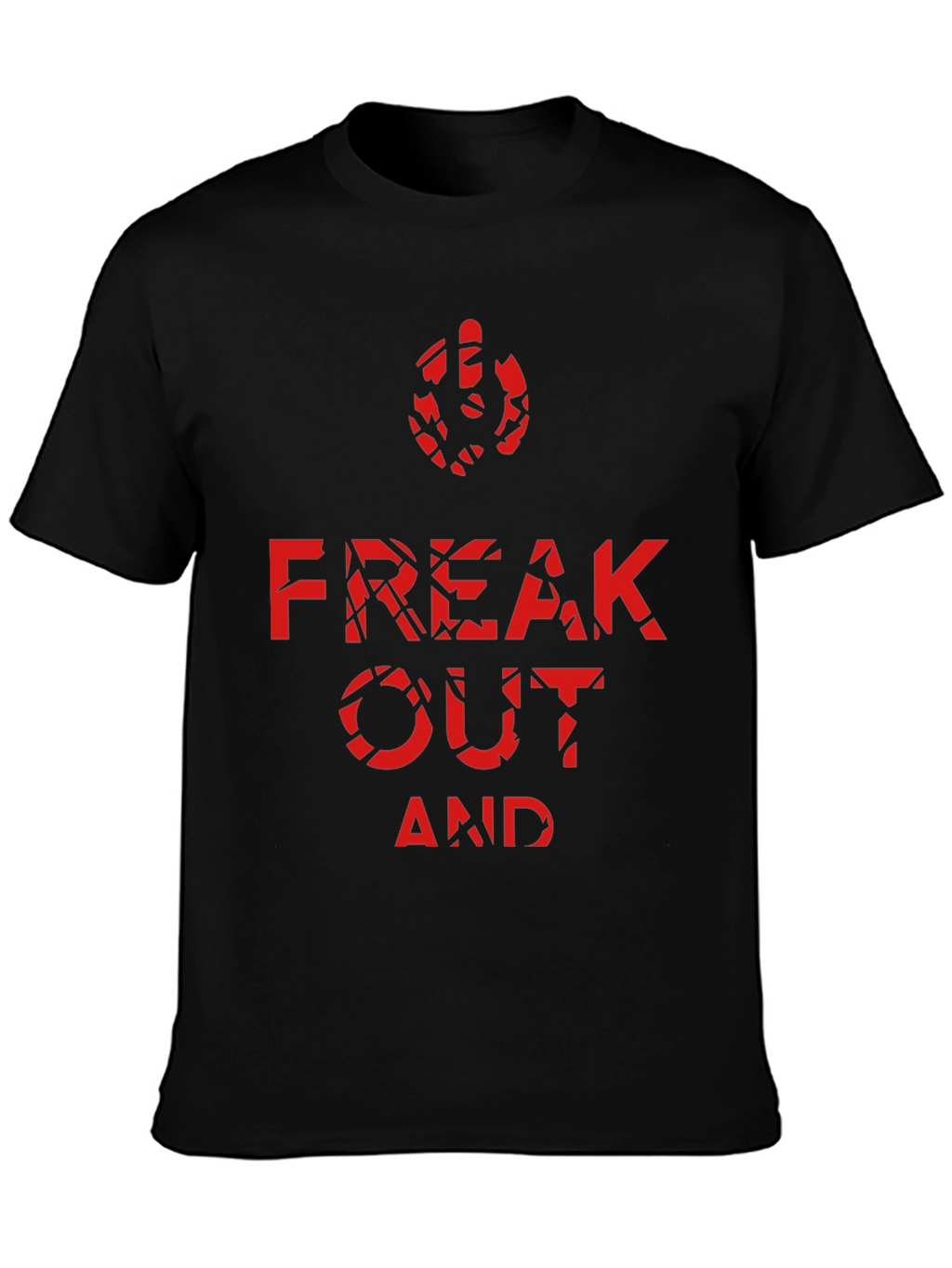 Freak Out Graphic Tee - Black T-Shirt